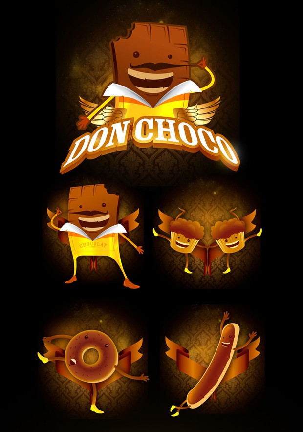 Don Choco Chocolate Show vector designs