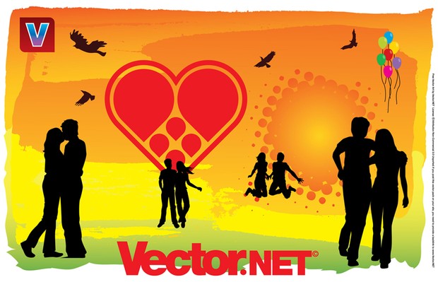 Love is in the Air Vector