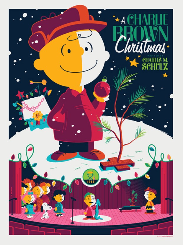 Charlie Brown Christmas by Tom Whalen 